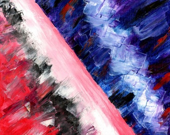 SYNESTHESIA - PAIN Abstract Oil Art Print