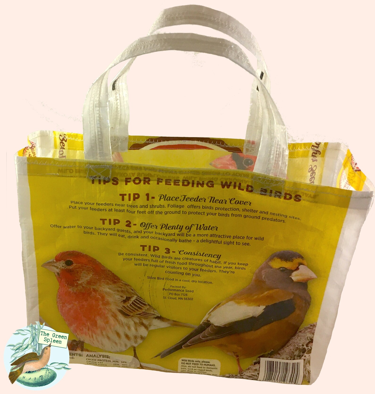 Upcycled Birdseed Market Bag Paper or Plastic Etsy