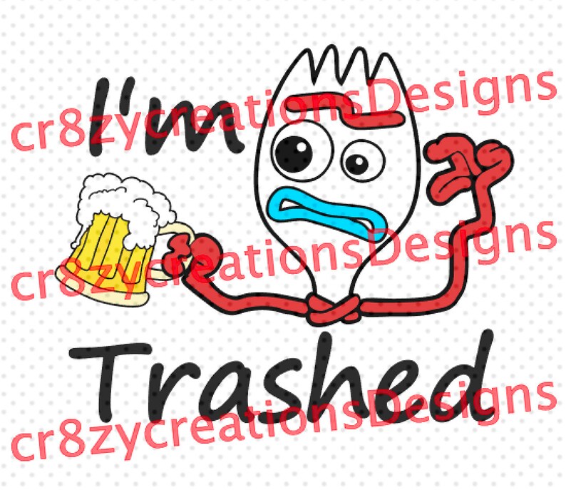 forky im trashed