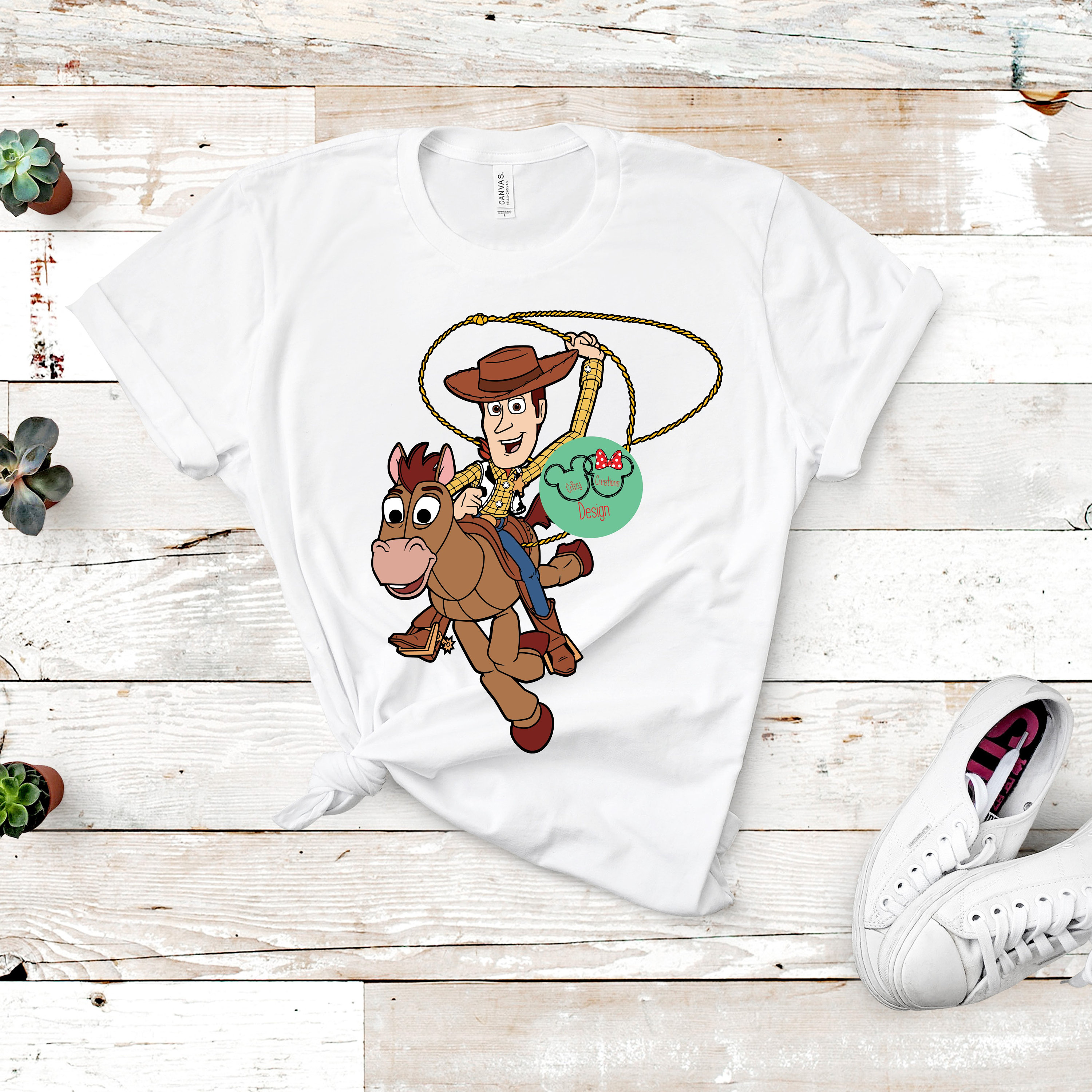 Woody Riding Bullseye With Lasso Toy Story Svg Woody Forky Etsy
