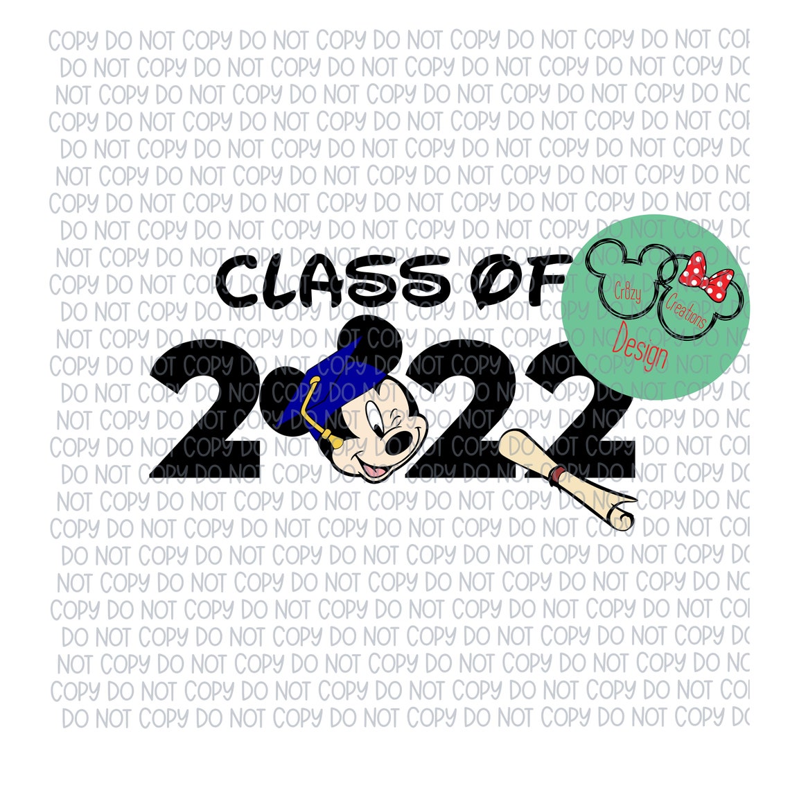 Mickey Class of 2022 Graduation Svg 2022 Mickey and Minnie Etsy Australia