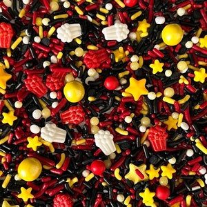 Movie Night - Movie Sprinkle - Cake Sprinkles - Sprinkle - Movie Sprinkle Blend - Hollywood -