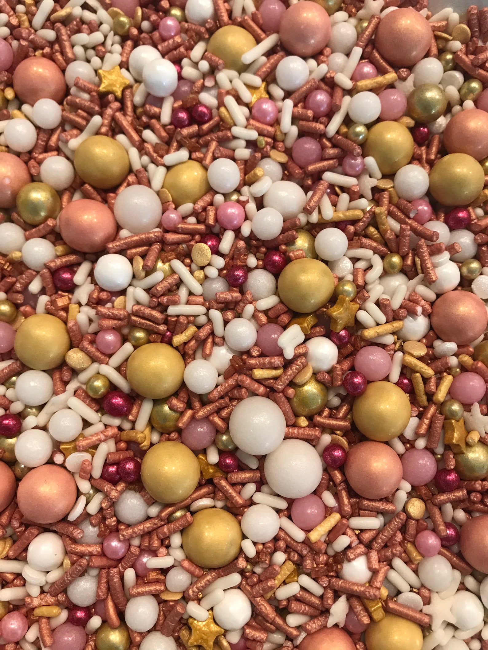 Sprinkle Rose Gold Sprinkle Cake Sprinkles Sprinkles Etsy