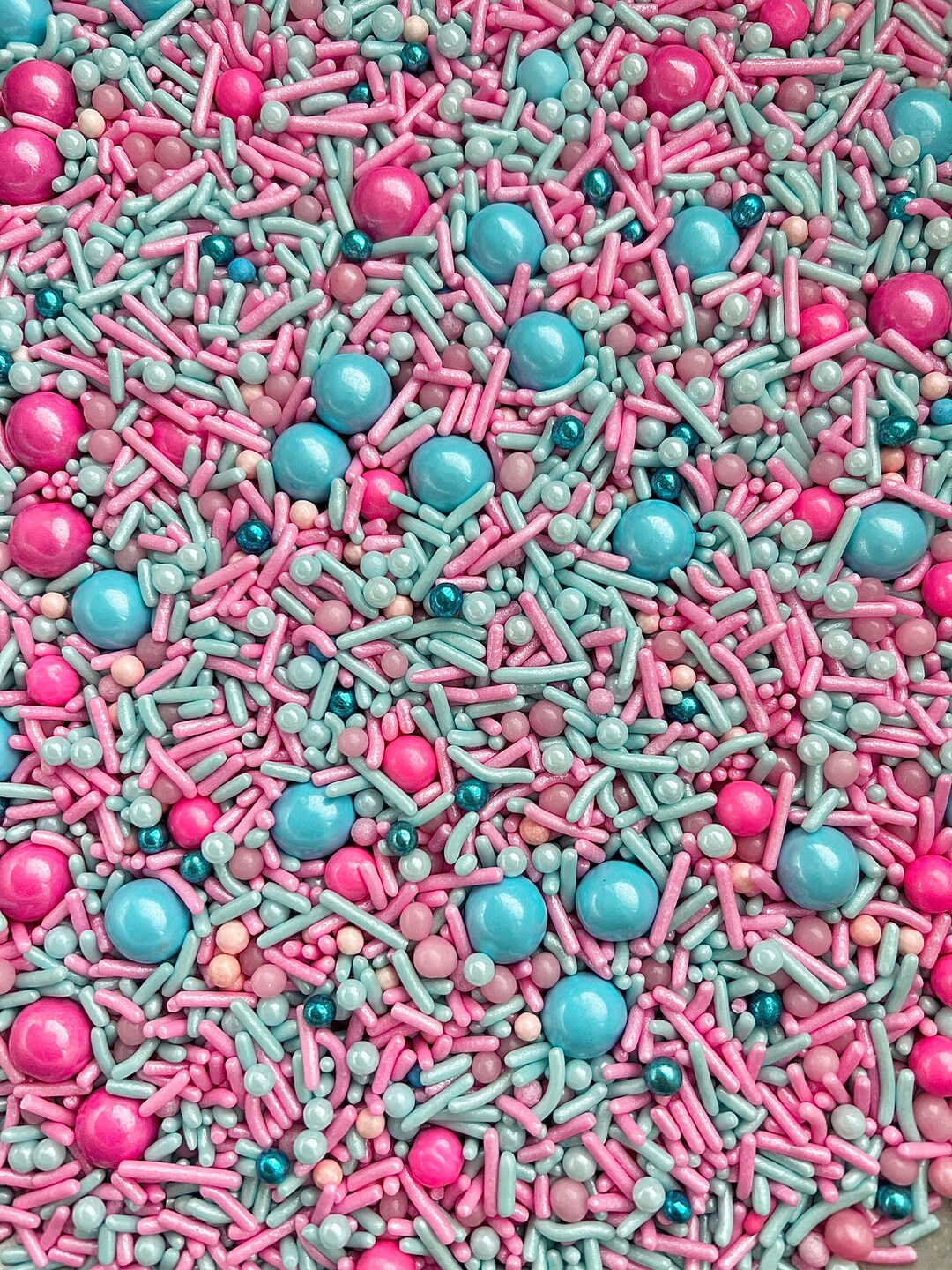 Sprinkle Gender Reveal Pink Sprinkles Blue Sprinkles Cake Sprinkles