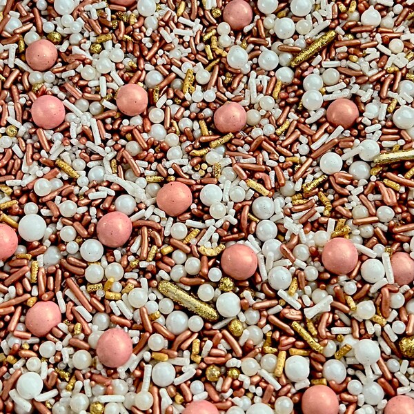 Rose Gold Sprinkles Etsy