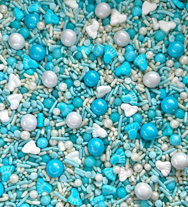 Its A Boy Sprinkles Baby Shower Blue and White Sprinkle Etsy