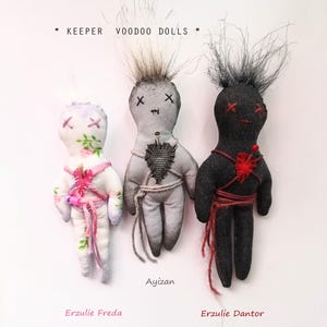 Voodoo dolls set, Voodoo dolls, Keeper Voodoo set, Positive Voodoo, Vodun, artistic voodoo doll, magic dolls, art doll, voodoo,Voodoo Puppe