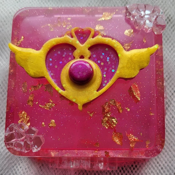 Pink Jewelry Box, Sailor Moon, Serenity Princess Trinket Box