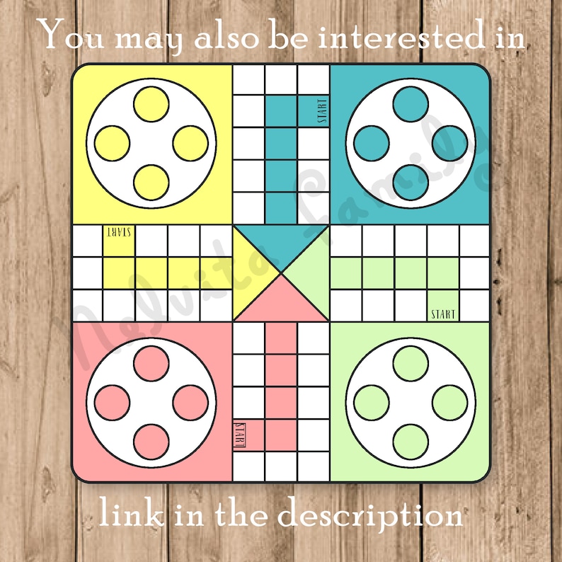 Instant Download Snakes and Ladders Board Game Printable PDF Etsy