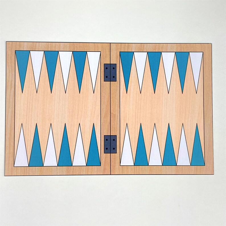 Instant Download Backgammon Board Game Printable PDF - Etsy
