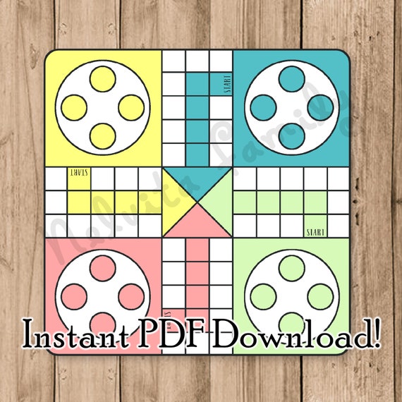 Ludo Board Game Template Free Download in Word and PDF Format