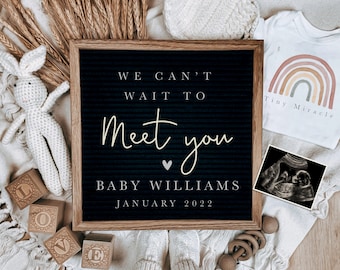 For This Child We Prayed Pregnancy Announcement /  Social Media / Digital Announcement /