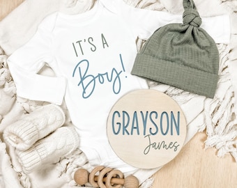 It's a Boy Digital Pregnancy Announcement / Digital  Pregnancy Announcement / Pregnancy Reveal / Gender reveal / Baby name reveal