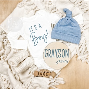 It's a Boy Digital Pregnancy Announcement / Digital  Pregnancy Announcement / Pregnancy Reveal / Gender reveal / Baby name reveal