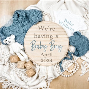 It's a Boy Digital Pregnancy Announcement /  Social Media / Digital  Pregnancy Announcement / Pregnancy Reveal /  Letter Board Baby /