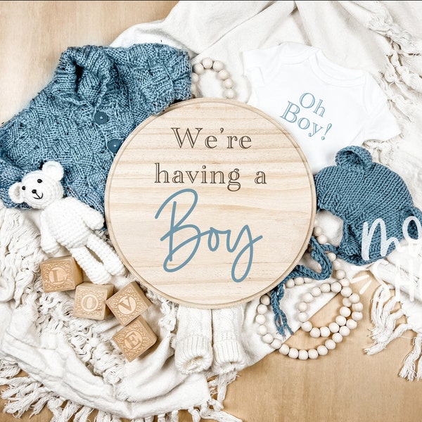 Instant Download! It's a Boy Pregnancy Announcement / Digital Personalized Pregnancy Announcement / Pregnancy Reveal /  Letter Board Baby