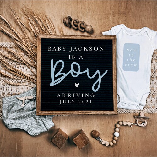 It's a Boy Digital Pregnancy Announcement / Social Media / Etsy