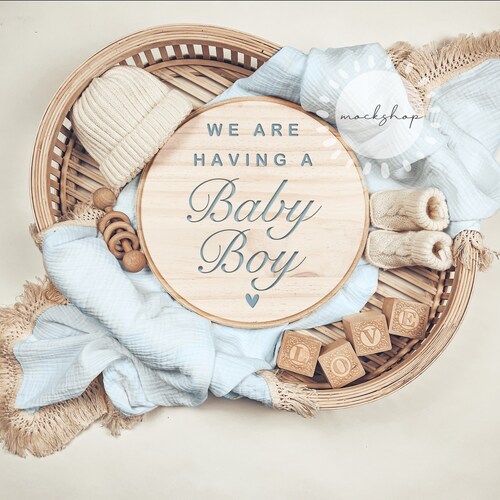 It's a Boy Digital Pregnancy Announcement Video Baby Etsy