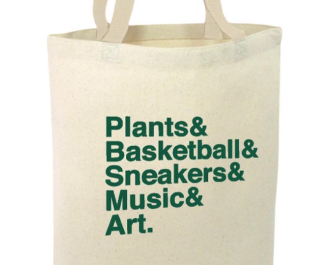 Essentials Tote - Forest Green on Canvas