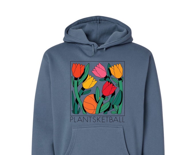 Tulip Patch Hoodie - Storm Blue