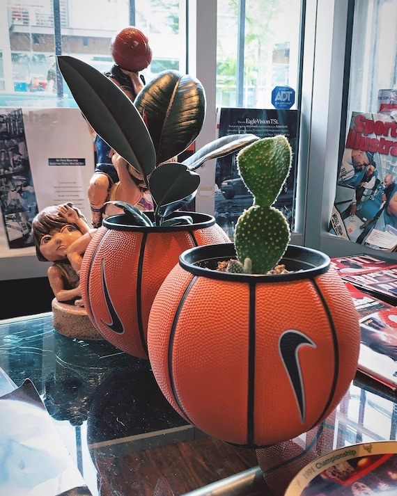 Mini Basketball Planter Etsy