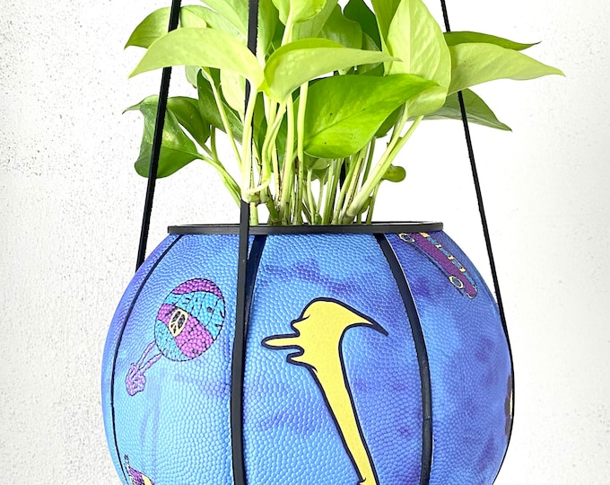Peace, Love, & Plantsketball - Basketball Planter