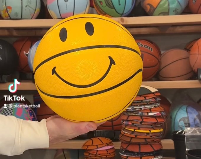 Happy Face Basketball by Plantsketball