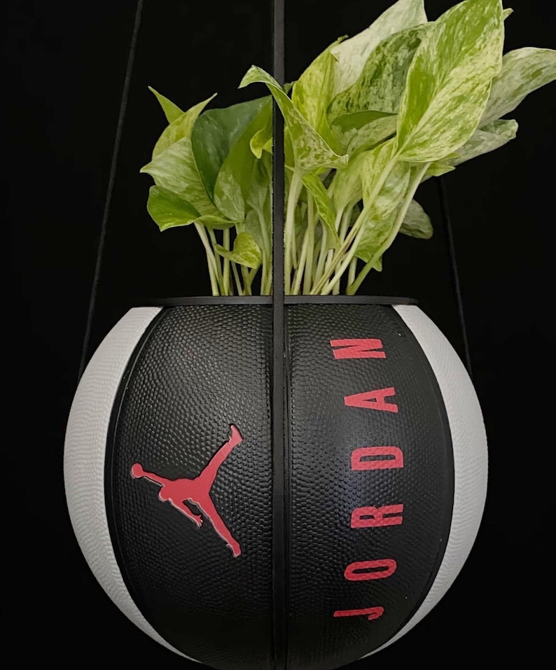 Plantsketball Jordan Basketball Planter 29.5 Etsy