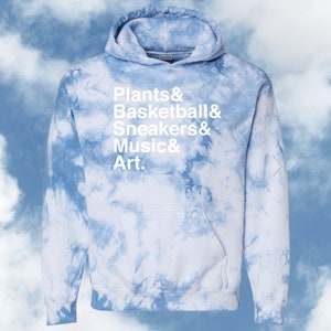 Cloudy Sky - Dyed “&” Hoodie