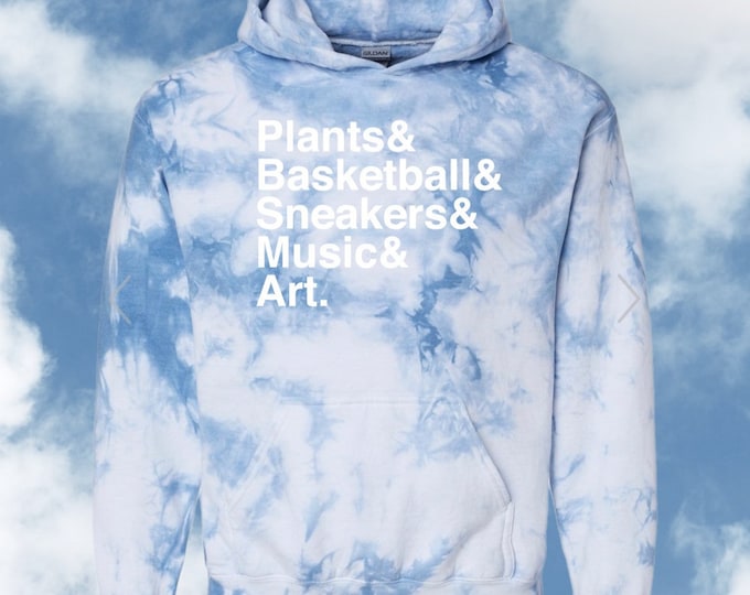 Cloudy Sky - Dyed “&” Hoodie