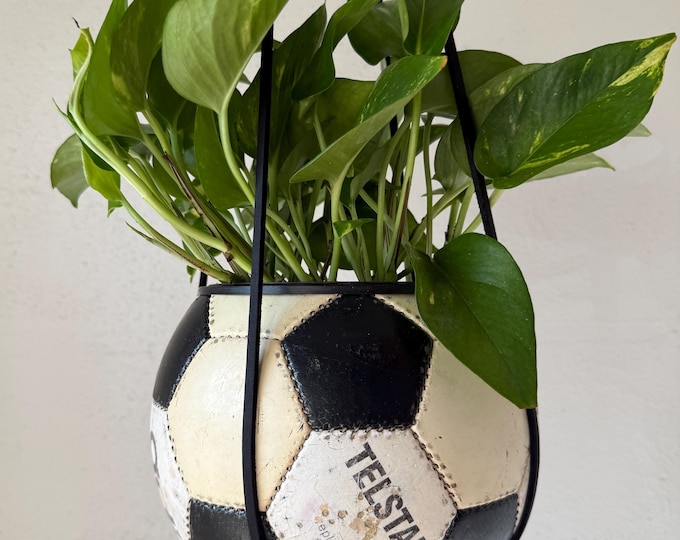 Telstar Soccer Ball Planter by Plantsketball