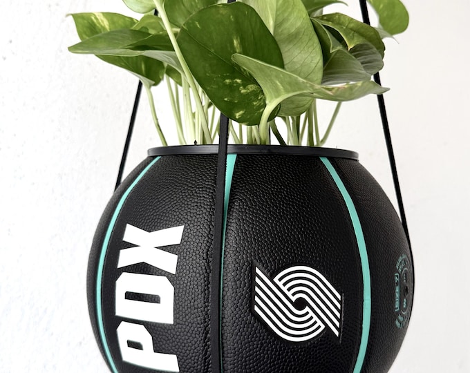 PDX Carpet Basketball Planter by Plantsketball