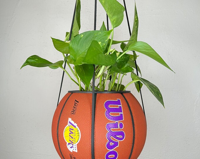 Los Angeles Lakers - NBA Wilson Basketball Planter by Plantsketball