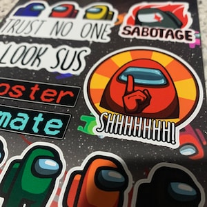 Among Us Sticker Packs