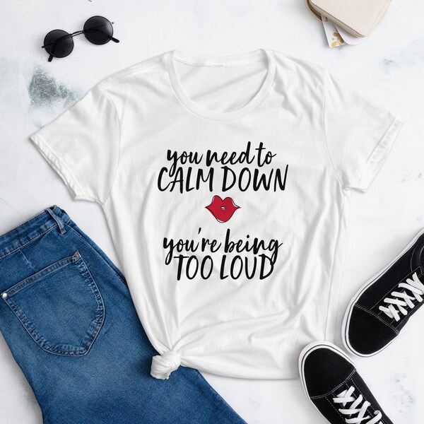 Taylorswift Shirt You Need to Calm Down Etsy