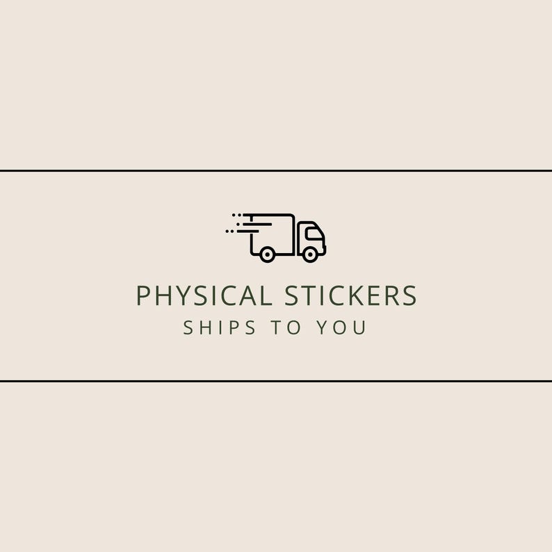 infographic of stickers being shipped to you