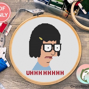 Tina Belcher - Cross Stitch Pattern - EASY