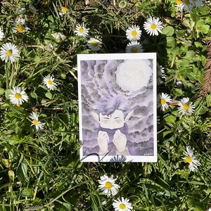 Carte / Print A6 - « Elfe dans la Nuit »