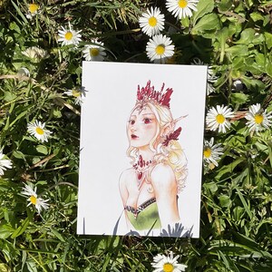 Carte / Print A6 - « Reine des Elfes »