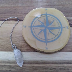 Four Directions Pendulum Board. Includes Pendulum