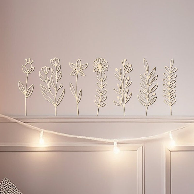 Flower Wall Decals - Etsy