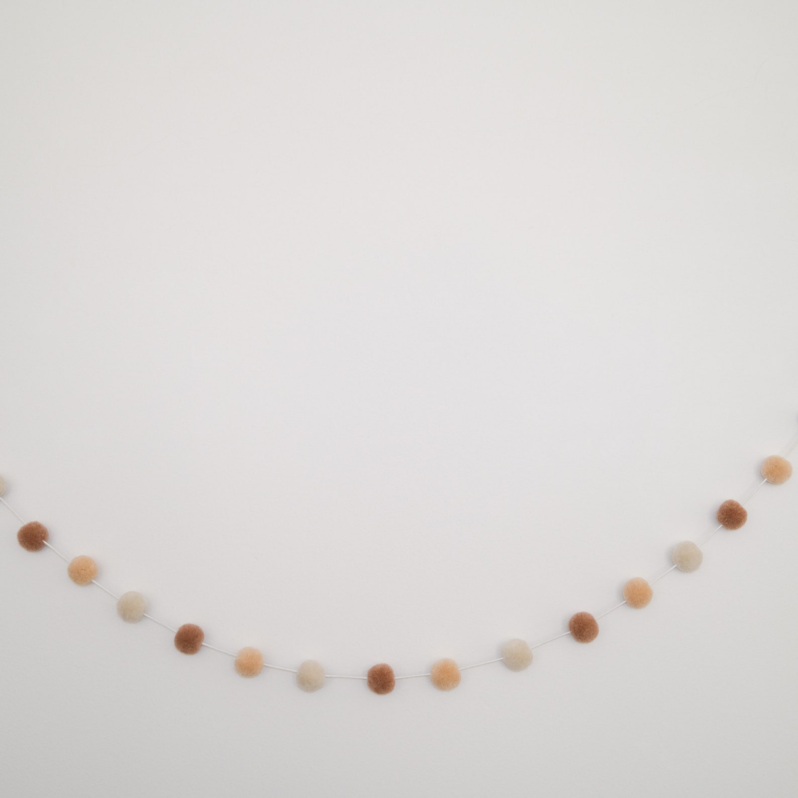 Mini Pom Pom Garland Pom Pom Garland Nursery Decor Etsy UK