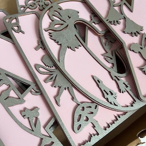 Fairy Name Sign - Fairy Letter - Personalised Name Sign - Custom Name Decor - Girls Room Sign - Wooden Name Sign - Fairy Nursery Decor image 7