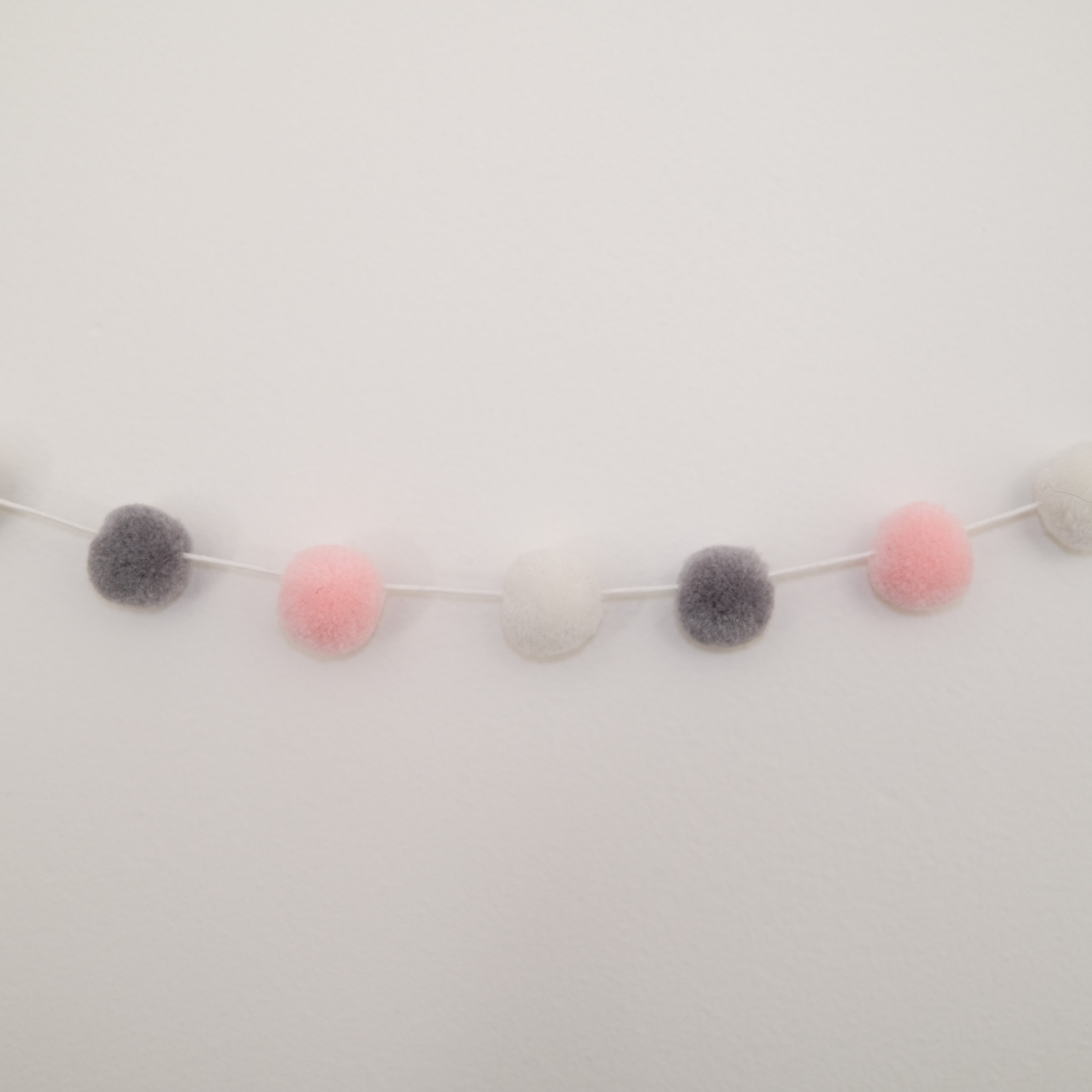 Mini Pom Pom Garland Pom Pom Garland Nursery Decor Etsy UK