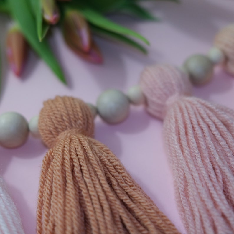 Tassel Garland Custom Nursery Decor Tassel Bunting Etsy UK