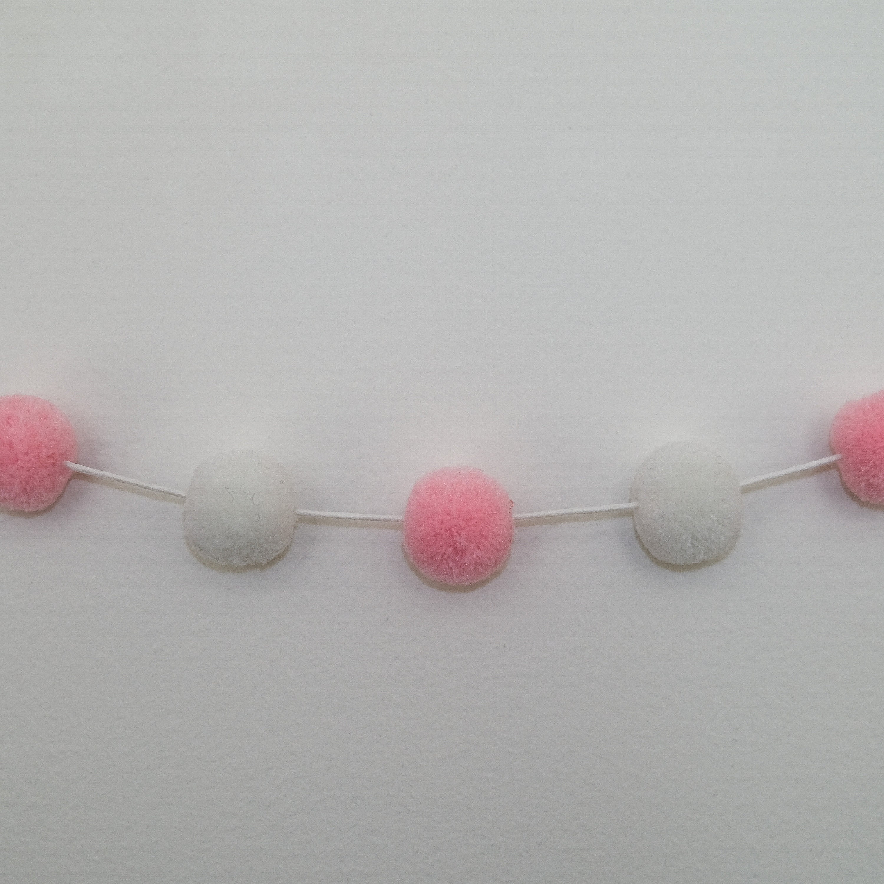 Mini Pom Pom Garland Pom Pom Garland Nursery Decor Etsy UK