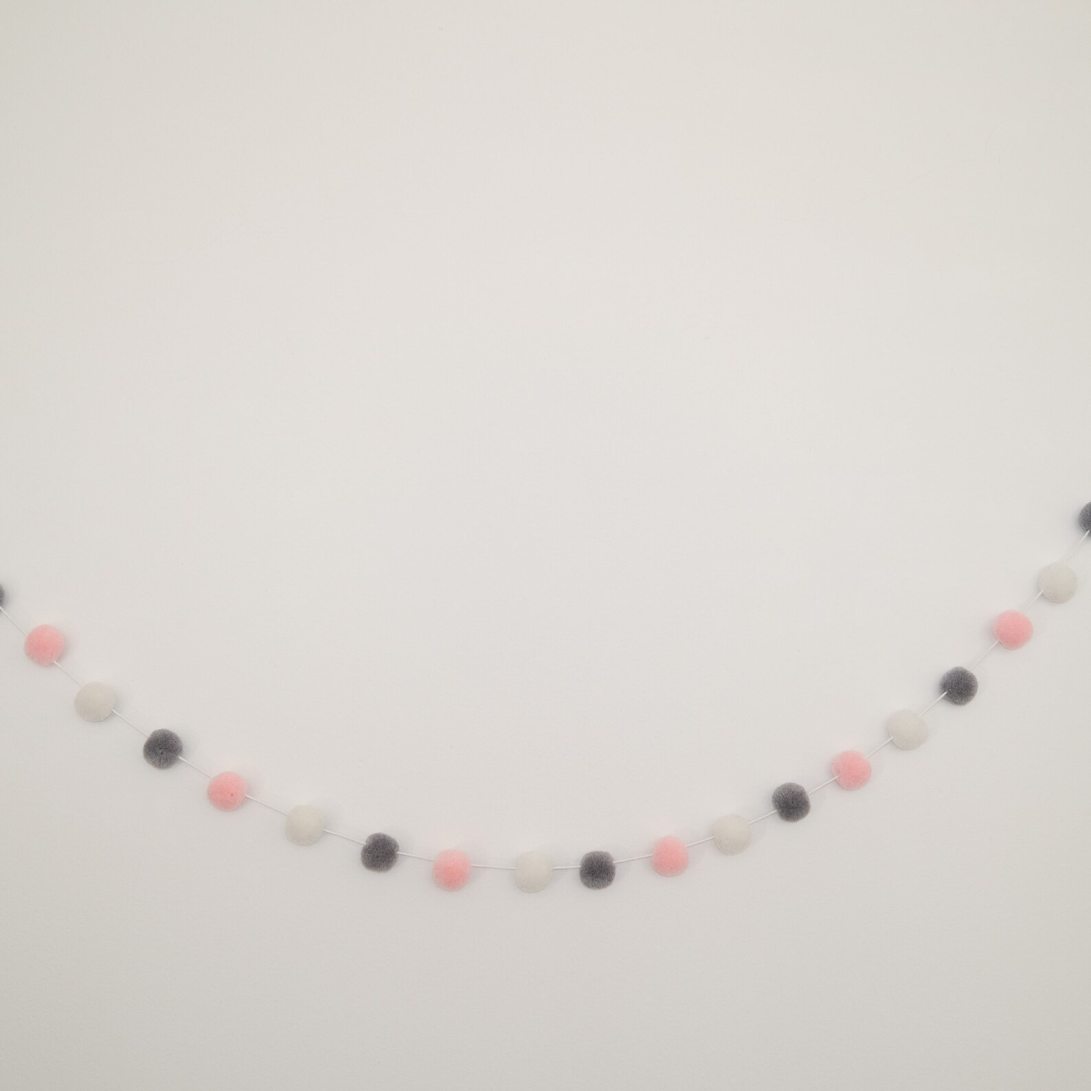 Mini Pom Pom Garland Pom Pom Garland Nursery Decor Etsy UK