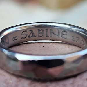 Gravure aan de binnenkant van je ring uit onze winkel