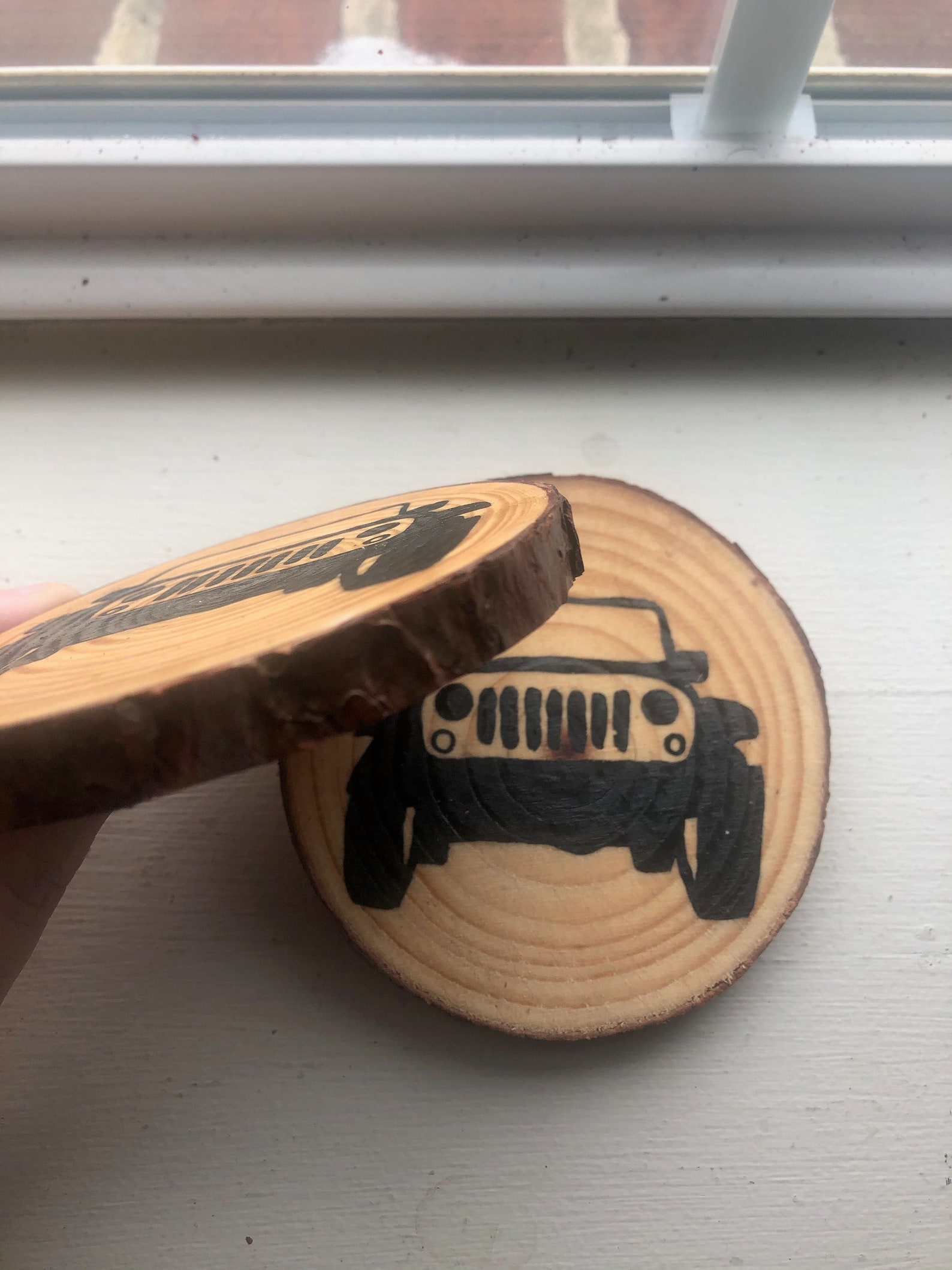 Jeep Coasters SET OF 2 Etsy