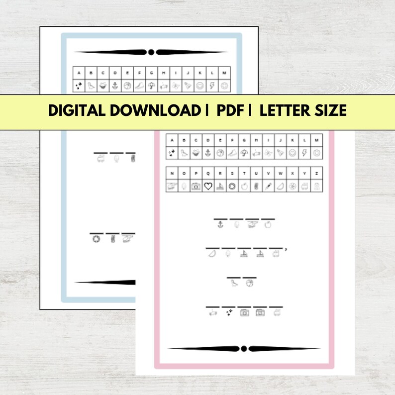 Kids Secret Messages Kids Decoding Activity Kids Activity Secret ...